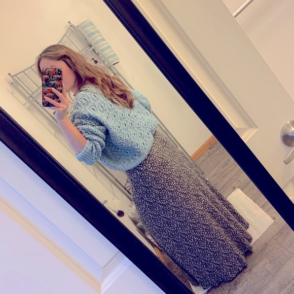 Teal Slouchy Sweater NWT - Picture 2 of 4